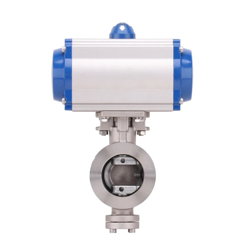 V Type Pneumatic Actuated Ball Valve HEARKEN